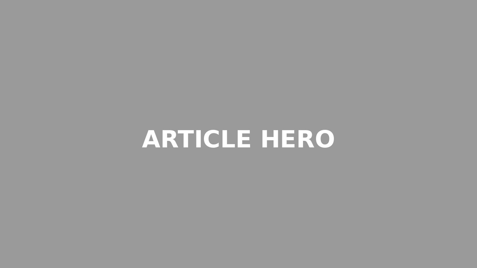Article hero